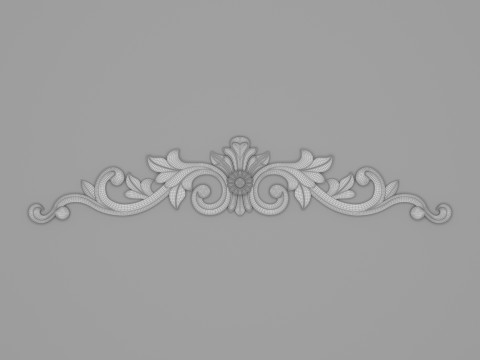 Classic Carved 002 Modello 3D