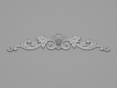 Classic Carved 002 Modello 3D