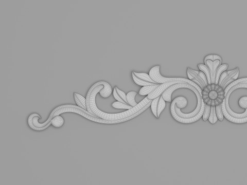 Classic Carved 002 Modello 3D