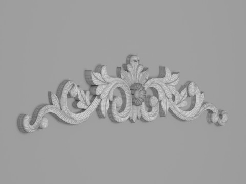 Classic Carved 002 Modello 3D