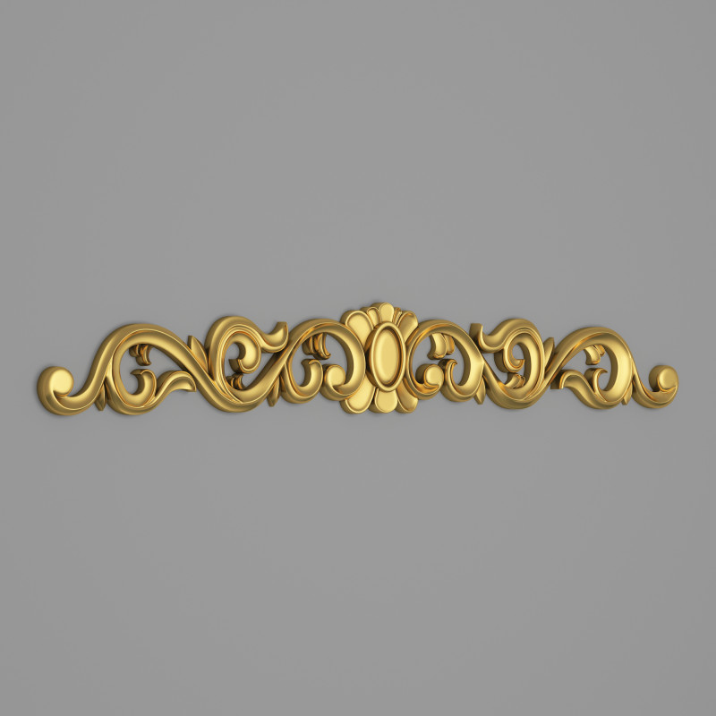 Classic Carved 003 3D Model .c4d .max .obj .3ds .fbx .stl .blend 