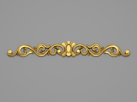 Classic Carved 003 3D Model