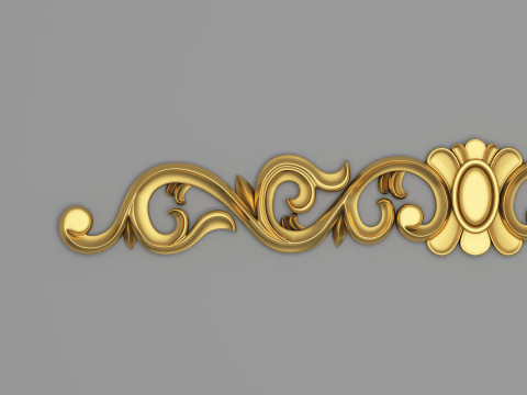 Classic Carved 003 3D Model