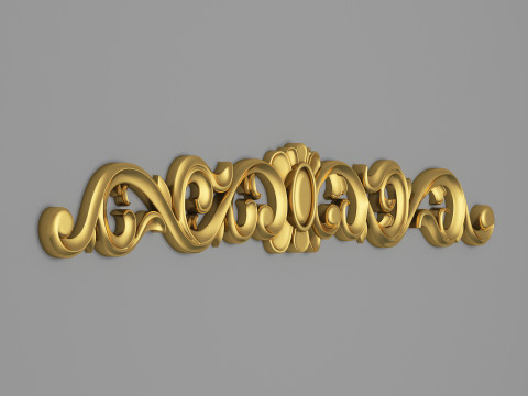 Classic Carved 003 3D Model