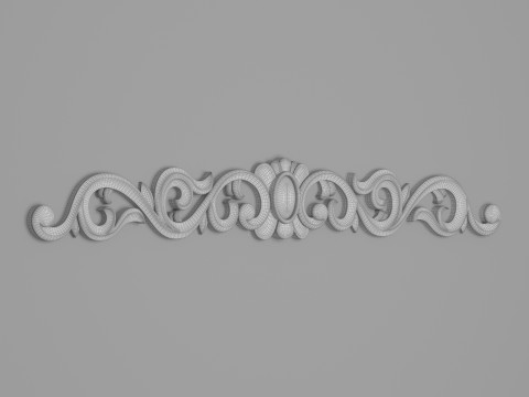 Classic Carved 003 3D Model