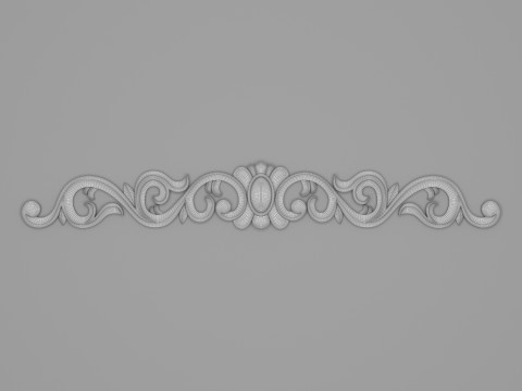 Classic Carved 003 3D Model