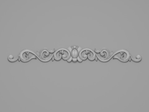 Classic Carved 003 3D Model