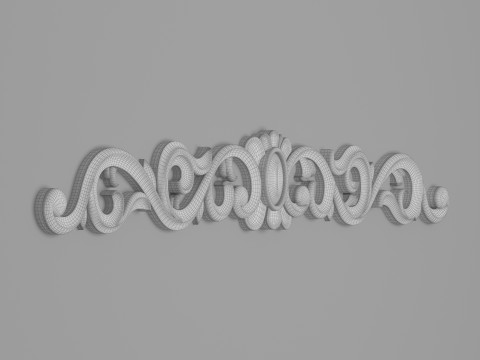Classic Carved 003 3D Model