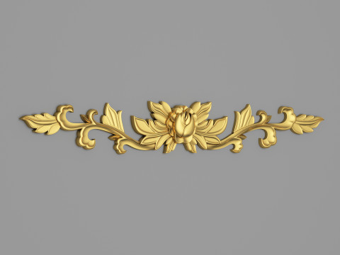 Classic Carved 004 3D Model