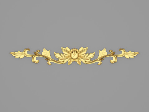 Classic Carved 004 Model 3D