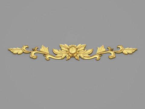 Classic Carved 004 Model 3D