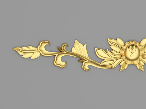 Classic Carved 004 Model 3D