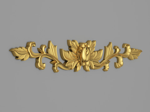 Classic Carved 004 Model 3D