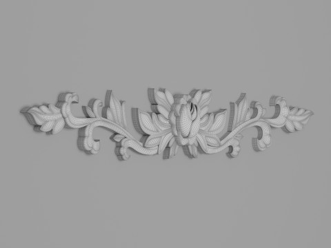 Classic Carved 004 Model 3D