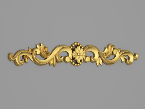 Classic Carved 005 3D Model
