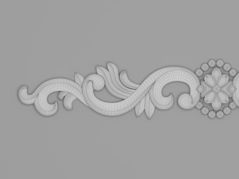 Classic Carved 005 Modelo 3D