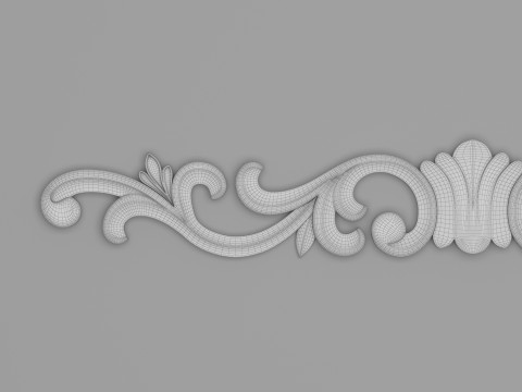 Classic Carved 006 Modelo 3D