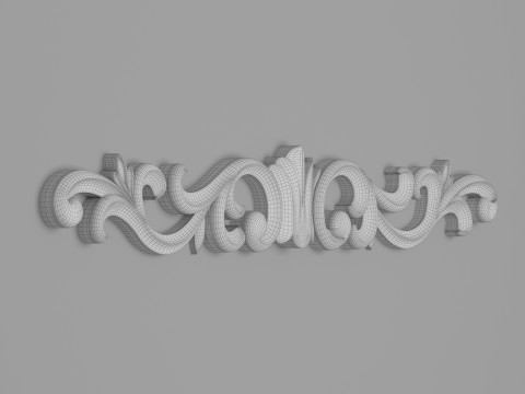 Classic Carved 006 Modelo 3D