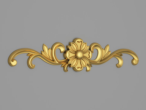 Classic Carved 007 3D Model