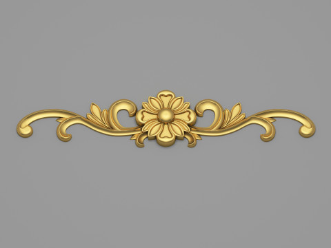Classic Carved 007 Model 3D