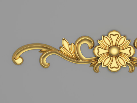 Classic Carved 007 Model 3D