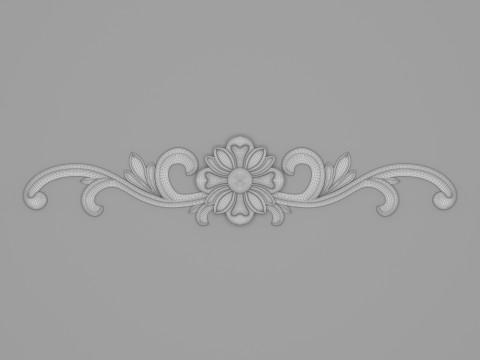 Classic Carved 007 Model 3D