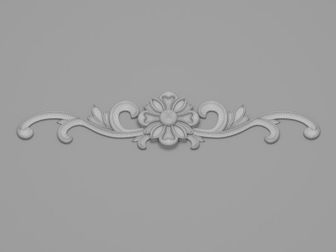 Classic Carved 007 Model 3D