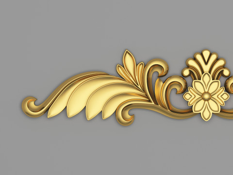 Classic Carved 008 Modelo 3D