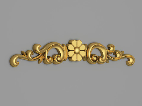 Classic Carved 009 3D Model