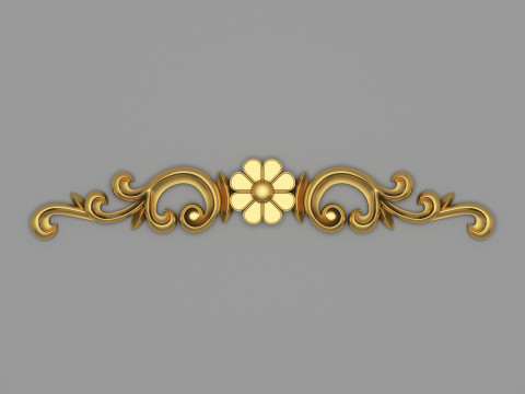 Classic Carved 009 Modèle 3D