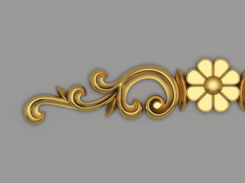 Classic Carved 009 Modèle 3D