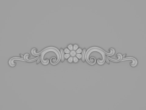 Classic Carved 009 Modèle 3D