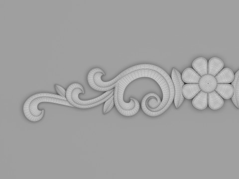 Classic Carved 009 Modèle 3D