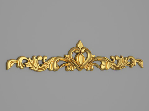 Classic Carved 010 3D Model