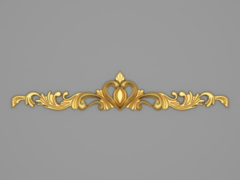 Classic Carved 010 Model 3D