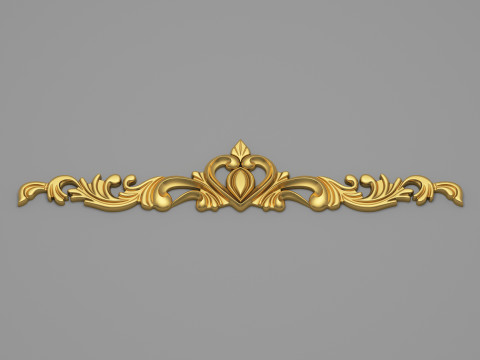 Classic Carved 010 Model 3D