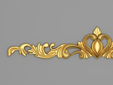 Classic Carved 010 Model 3D