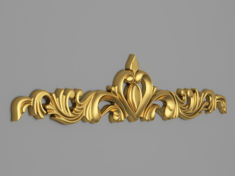 Classic Carved 010 Model 3D
