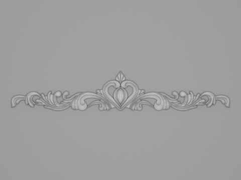 Classic Carved 010 Model 3D