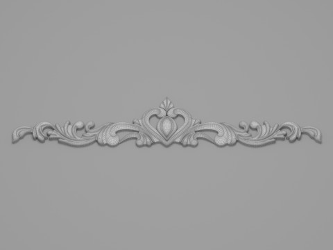 Classic Carved 010 Model 3D