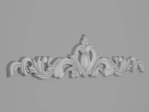 Classic Carved 010 Model 3D