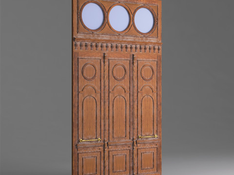 Classic Old Door 001 3Dモデル