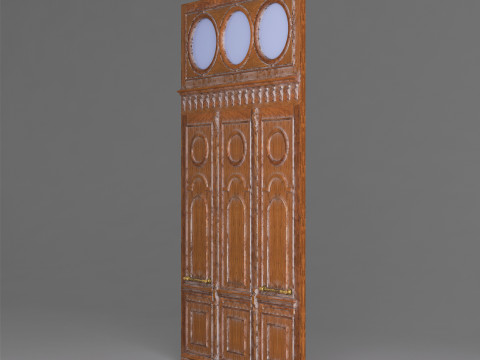 Classic Old Door 001 3D Модель
