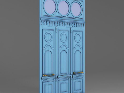 Classic Old Door 001 3D 模型