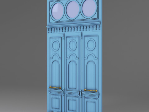 Classic Old Door 001 3Dモデル