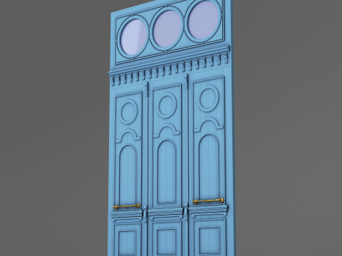 Classic Old Door 001 3Dモデル