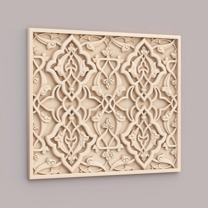 Classic Pattern 001 3D Model .c4d .max .obj .3ds .fbx .stl .blend