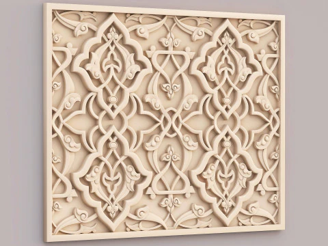 Классический узор 001 3D Модель