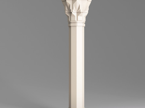 Classic Islamic Column 003 3Dモデル