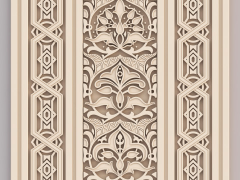 Classic Pattern 007 3D मॉडल